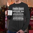 I'm A Stubborn Daughter But My Freaking Awesome Dad Men Long Sleeve T-Shirt