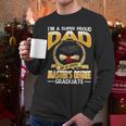 I'm A Super Proud Dad Of A 2025 Master's Degree Graduate Men Long Sleeve T-Shirt