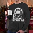 I'm Telling Dad Jesus Men Long Sleeve T-Shirt