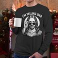I'm Telling Dad Shirt Religious Christian Jesus Meme Men Long Sleeve T-Shirt