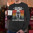 It's Not A Dad Bod It's Father Figure Bear Vintage Men Long Sleeve T-Shirt