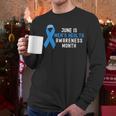 June Is Men’s Health Awareness Month Ribbon For Dad Grandpa Men Long Sleeve T-Shirt