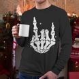 Just A Dad Who Always Came Back 2 Sided Skeleton Men Long Sleeve T-Shirt
