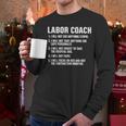 Labor Coach New Mom New Dad Hospital New Baby Shower Men Long Sleeve T-Shirt
