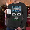 Leveled Up To Daddy Again Gamer Dad Est 2026 Men Long Sleeve T-Shirt