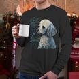 Maltipoo Starry Night Van Gogh Maltipoo Mom Dad Owner Men Long Sleeve T-Shirt