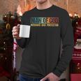 Man Of God Husband Dad Protector Christian Faith Fathers Day Men Long Sleeve T-Shirt