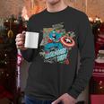 Marvel Captain America Legendary Dad Father's Day Men Long Sleeve T-Shirt