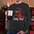 Marvel Super Heroes Pets Deadpool Loves Dogpool Dog Dad Men Long Sleeve T-Shirt