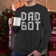 Matching Family Robot Father's Day Dad Bot Men Long Sleeve T-Shirt