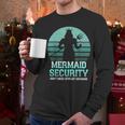 Mermaid Security Vintage Birthday Party Dad Father Day Men Long Sleeve T-Shirt Mermaid Security Vintage Birthday Party Dad Father Day Men Long Sleeve T-Shirt