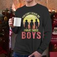Mom Of 3 Boys Dad I Have Three Boys Dad Of 3 Boys Mom Of 3 Men Long Sleeve T-Shirt Mom Of 3 Boys Dad I Have Three Boys Dad Of 3 Boys Mom Of 3 Men Long Sleeve T-Shirt