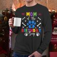 Mom And Dad Mom Of The Birthday Boy Dog Paw Family Matching Men Long Sleeve T-Shirt