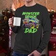 Monster Truck Dad Family Matching Birthday Party Fathers Day Men Long Sleeve T-Shirt
