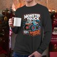 Monster Truck Dad Wheelie Cool Like Normal Dad Men Long Sleeve T-Shirt