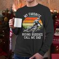 Motorcycle Dad Dirt Bike Shirt Motocross Riding Buddies Men Long Sleeve T-Shirt