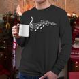 Musical Notes Music Dad Text In Treble Clef T-Shirt T-Shirt Men Long Sleeve T-Shirt Musical Notes Music Dad Text In Treble Clef T-Shirt T-Shirt Men Long Sleeve T-Shirt