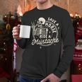 Mustache Dad Father’s Day Save A Horse Ride A Mustache Men Long Sleeve T-Shirt