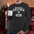 NBA Boston Celtics Dad Arched Team Logo Men Long Sleeve T-Shirt