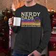 Nerdy Dad RPG Gaming D20 Tabletop Games RPG Gamer Men Long Sleeve T-Shirt