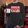 Ninja Dad Matching Family Ninja Warrior Men Long Sleeve T-Shirt