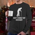 Old Man Gag Old Person Older People Men Dad Birthday Men Long Sleeve T-Shirt