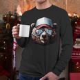 Papa Bear Face Cool Dad Style Retro Fathers Day Daddy Bear Men Long Sleeve T-Shirt Papa Bear Face Cool Dad Style Retro Fathers Day Daddy Bear Men Long Sleeve T-Shirt