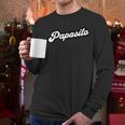 Papasito Bold Latino Dad Retro Text Men Long Sleeve T-Shirt