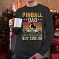 Pinball Dad Like Regular Dad But Cooler Father's Day Men Long Sleeve T-Shirt