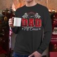 Pit Crew Race Car Racing Dad Family Birthday Party Men Long Sleeve T-Shirt