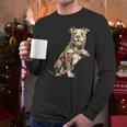 Pitbull I Love Dad Pit Bull Terrier Pettie Dog Owner Father Men Long Sleeve T-Shirt