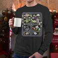 Play Cars On Dad's Back Mom's Back City Map BACK PRINT ONLY Men Long Sleeve T-Shirt