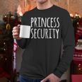Princess Security Halloween Costume Dad Men Matching Easy Small Men Long Sleeve T-Shirt