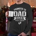 Promoted To Dad Again Est 2026 Pregnancy Announcement Men Long Sleeve T-Shirt