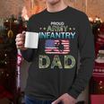 Proud Army Dad-Army Infantry Dad Camouflage Graphics Army Men Long Sleeve T-Shirt