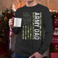 Proud Army Dad United States USA Flag For Father's Day Men Long Sleeve T-Shirt