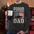 Proud Coast Guard Dad USCG American Flag T-Shirt Men Long Sleeve T-Shirt