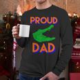 Proud Dad Of A Gator Unique Idea For Fathers Day Men Long Sleeve T-Shirt