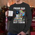 Proud Dad Of The Toughest Boy Autism Awareness Father Autism Men Long Sleeve T-Shirt Proud Dad Of The Toughest Boy Autism Awareness Father Autism Men Long Sleeve T-Shirt