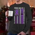 Proud NICU Dad Of NICU Warrior Micro Preemie Baby Father Men Long Sleeve T-Shirt