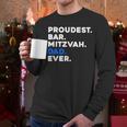 PROUDEST BAR MITZVAH DAD EVER Jewish BOY Celebration Men Long Sleeve T-Shirt