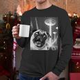 Pug Alien UFO Taking a Selfie Dog Mom Dad Men Long Sleeve T-Shirt Pug Alien UFO Taking a Selfie Dog Mom Dad Men Long Sleeve T-Shirt