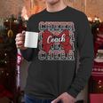 Red Sport Loud Proud Cheer Coach Dad Father's Day Men Long Sleeve T-Shirt
