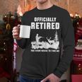 Retirement 2025 Retire Deer Hunting Retired For Dad Men Long Sleeve T-Shirt Retirement 2025 Retire Deer Hunting Retired For Dad Men Long Sleeve T-Shirt
