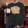 Retro Groovy Dad Family Birthday 60s 70s Hippie Costume Men Long Sleeve T-Shirt