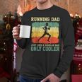 Retro Running Dad Runner Marathon Athlete Humor Outfit Men Long Sleeve T-Shirt