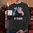 We Ride At Dawn Lawnmower Lawn Mowing Dad Vintage Men Men Long Sleeve T-Shirt