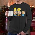 The Simpsons Father's Day Bart Lisa Maggie Dad Birthday Men Long Sleeve T-Shirt