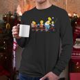 The Simpsons Father's Day Homer And Kids Bike Ride With Dad Men Long Sleeve T-Shirt