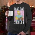 The Simpsons Father's Day Mad Dad Skills Homer Poster Men Long Sleeve T-Shirt